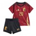 Maillot de foot Belgique Lois Openda #20 Domicile vêtements enfant Europe 2024 Manches Courtes (+ pantalon court)